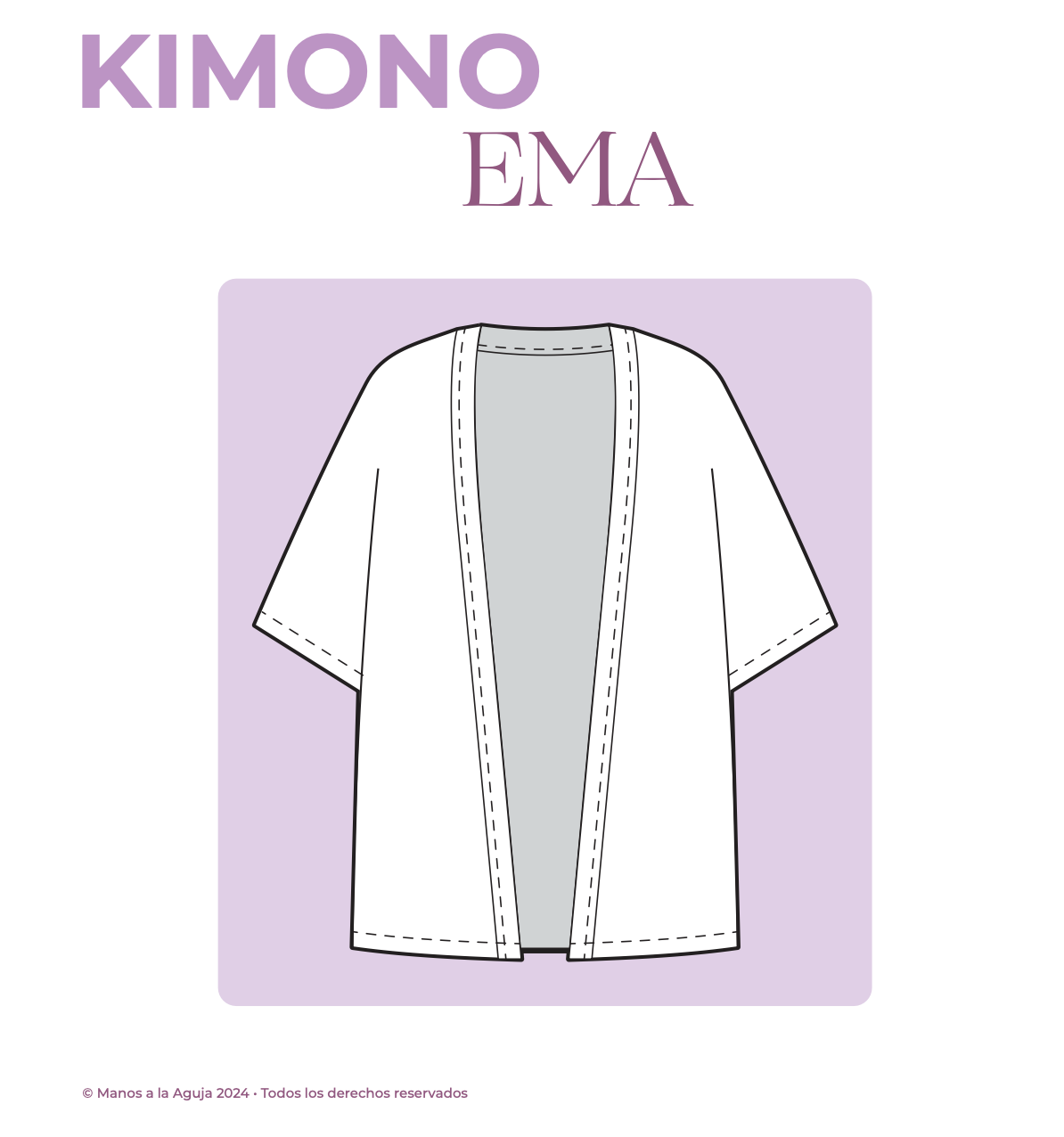 Proyecto Kimono EMA  + molde de regalo