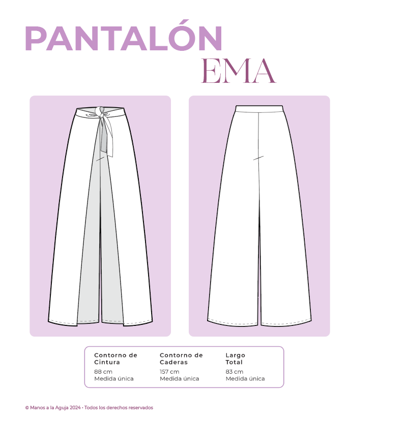 Molde Pantalon EMA